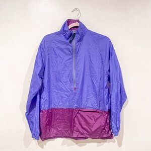 Vintage LL Bean Colorblock Half-zip Windbreaker Jacket Size Small